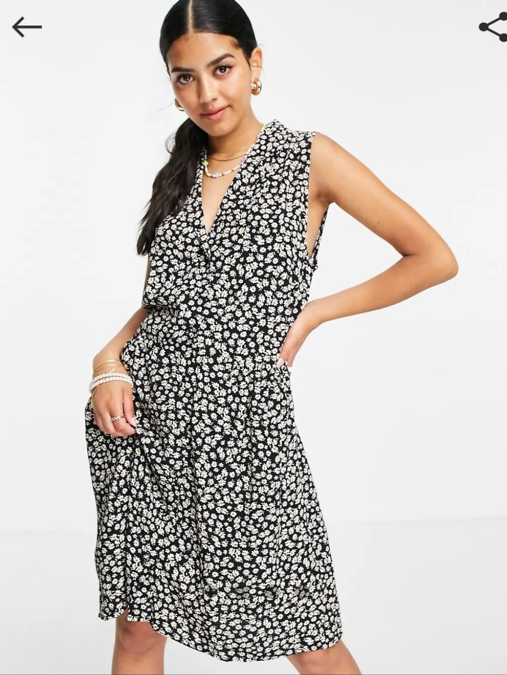 ASOS Nobody's Child Ditsy Print Floral Dress